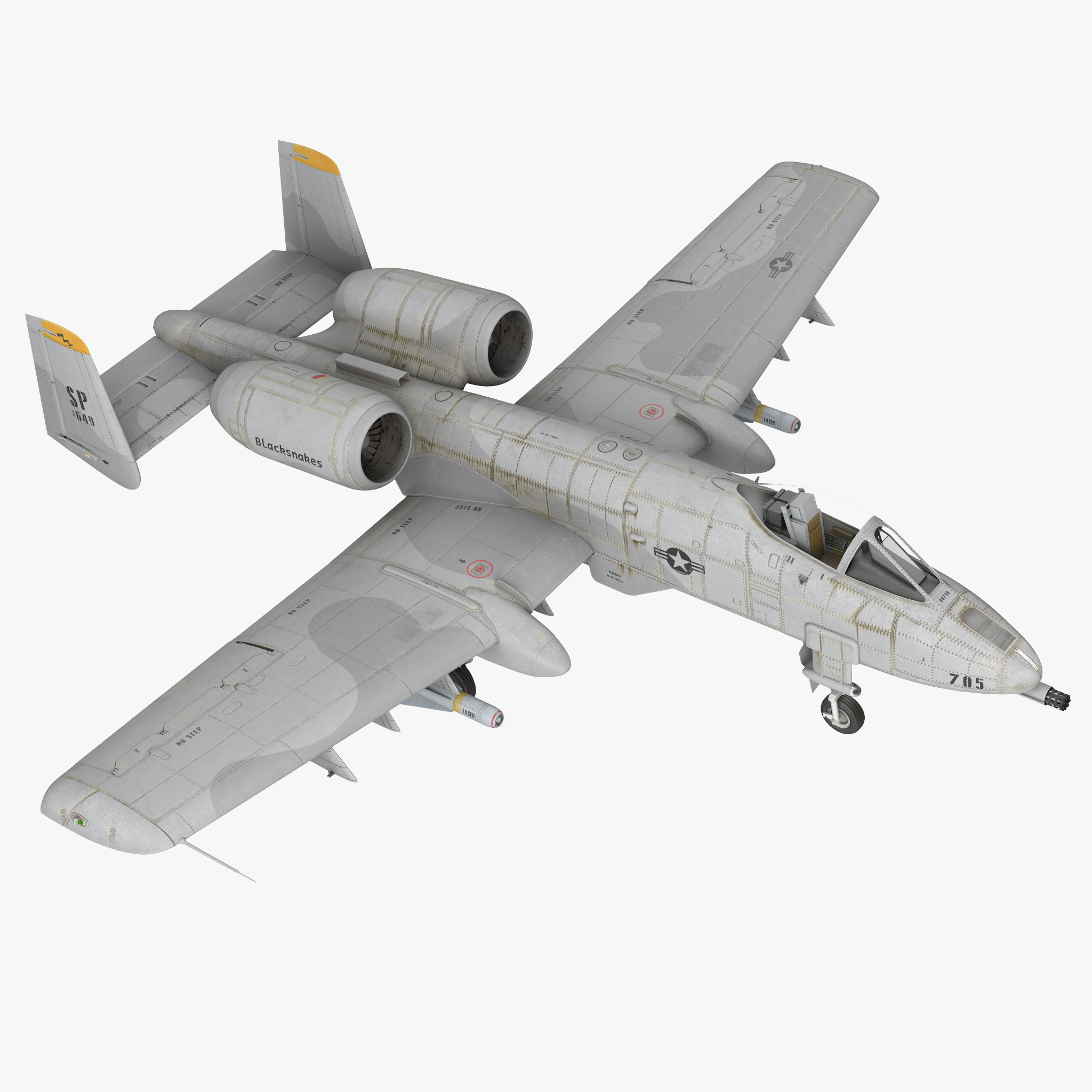 Attack Aircraft A-10 Thunderbolt II, view 5