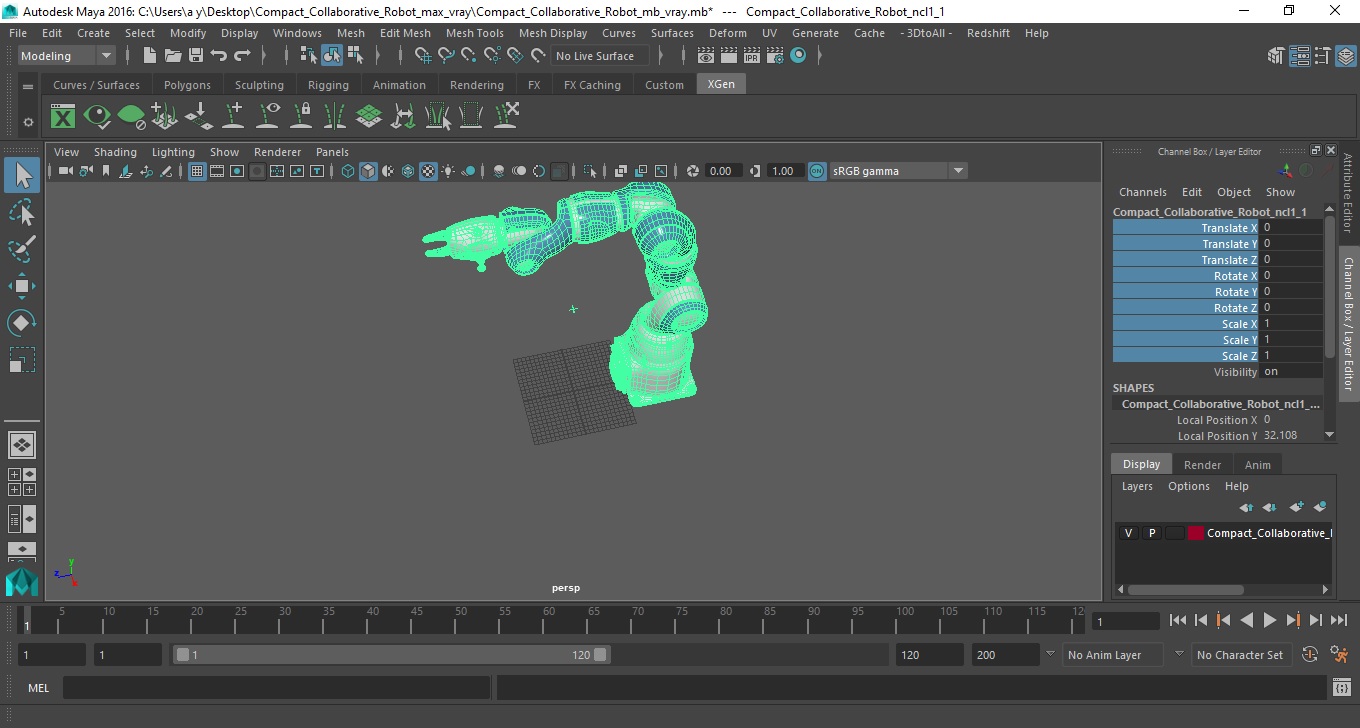 Compact Collaborative Robot 3D