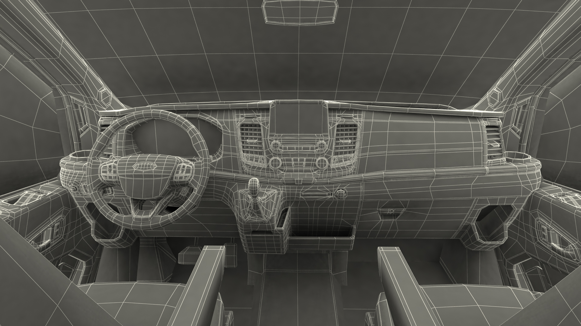 3D Ford Starcraft Executive Shuttle Bus