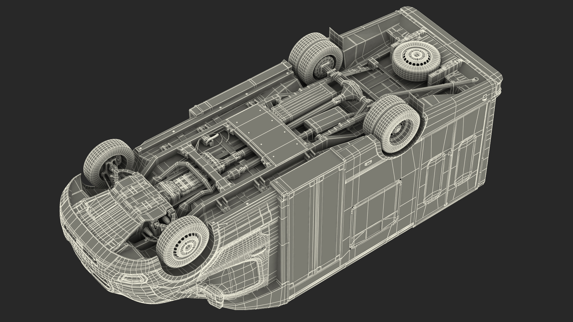 3D Ford Starcraft Executive Shuttle Bus
