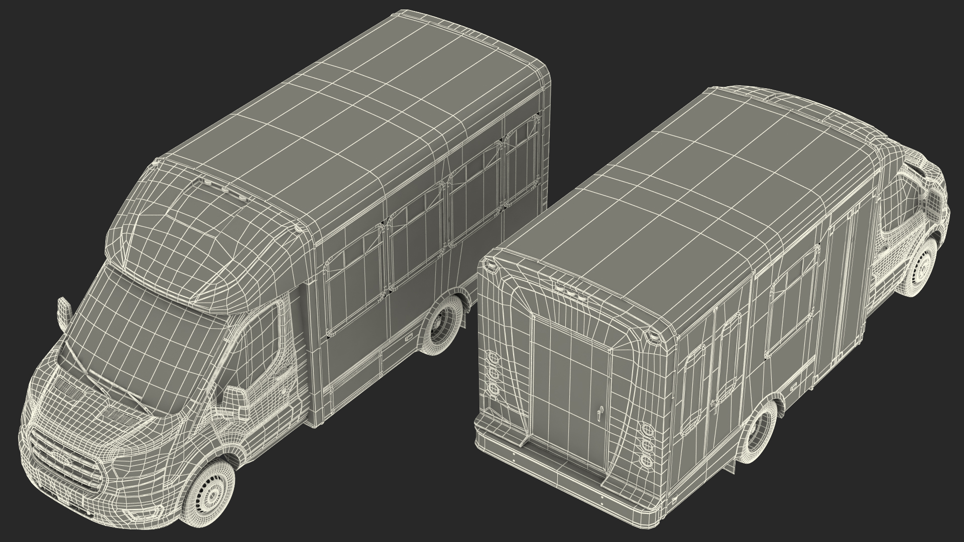 3D Ford Starcraft Executive Shuttle Bus