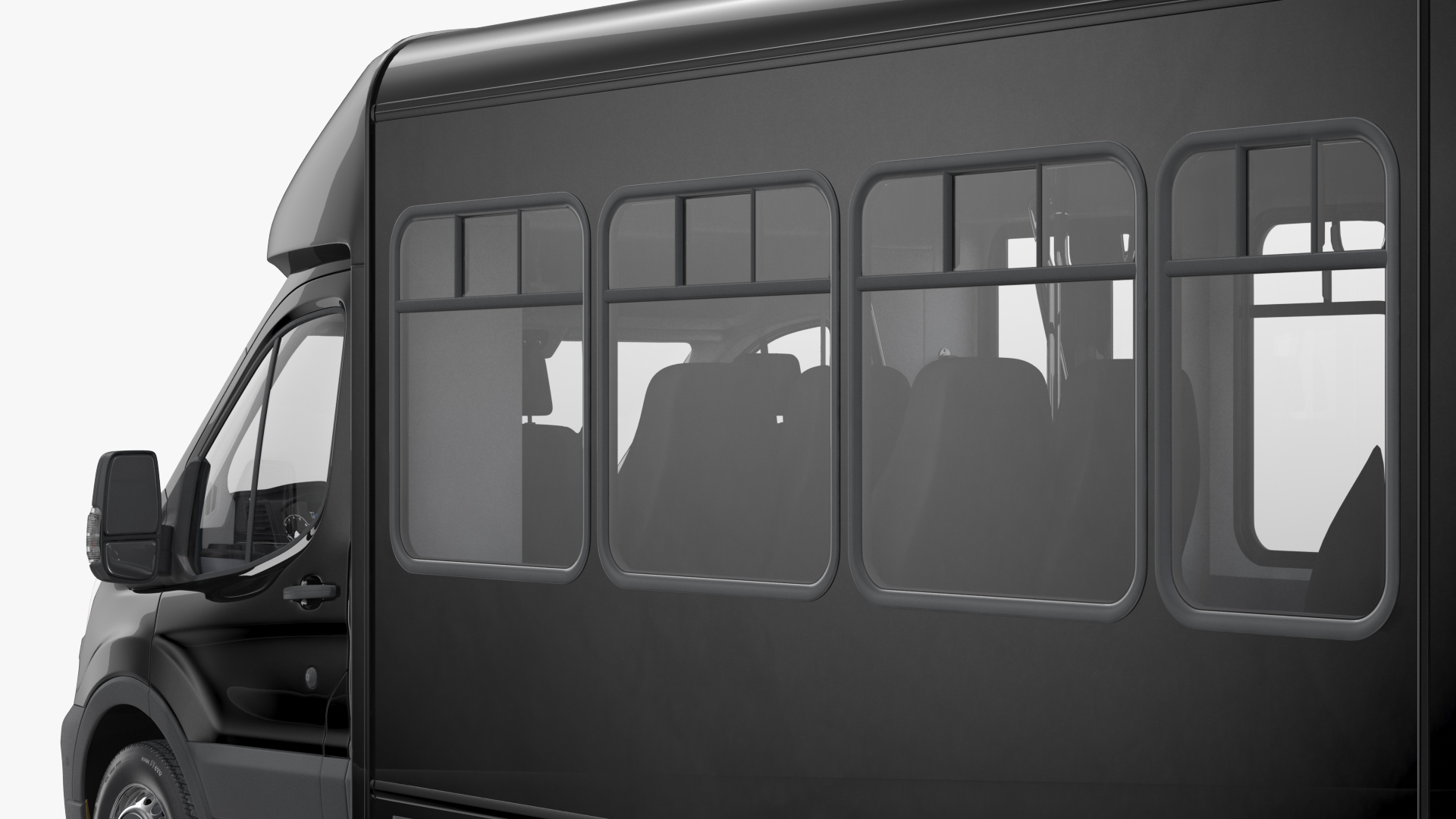 3D Ford Starcraft Executive Shuttle Bus