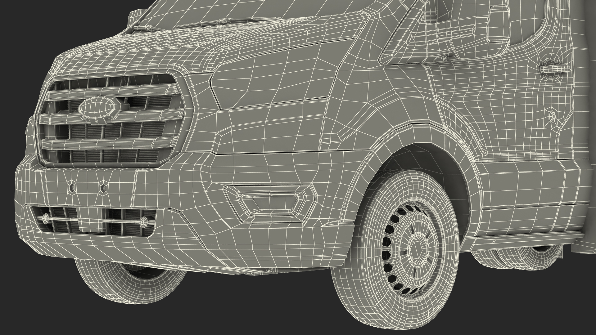 3D Ford Starcraft Executive Shuttle Bus