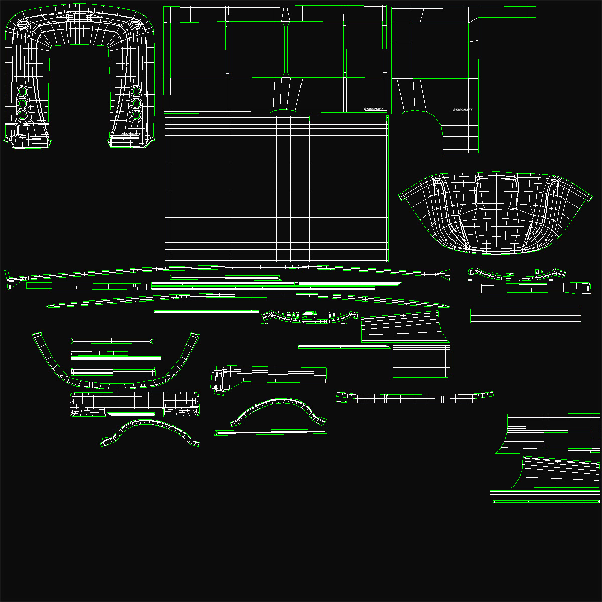 3D Ford Starcraft Executive Shuttle Bus
