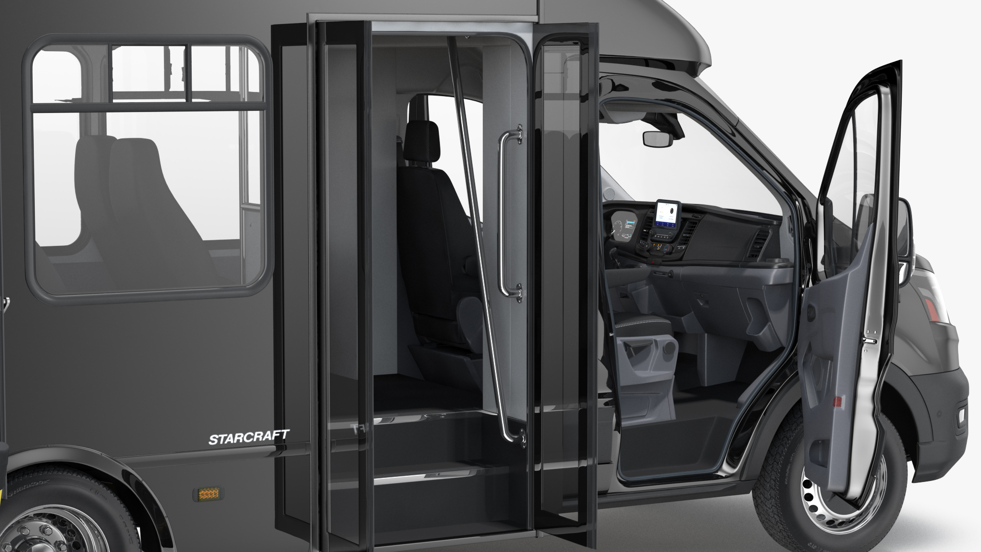 3D Ford Starcraft Executive Shuttle Bus