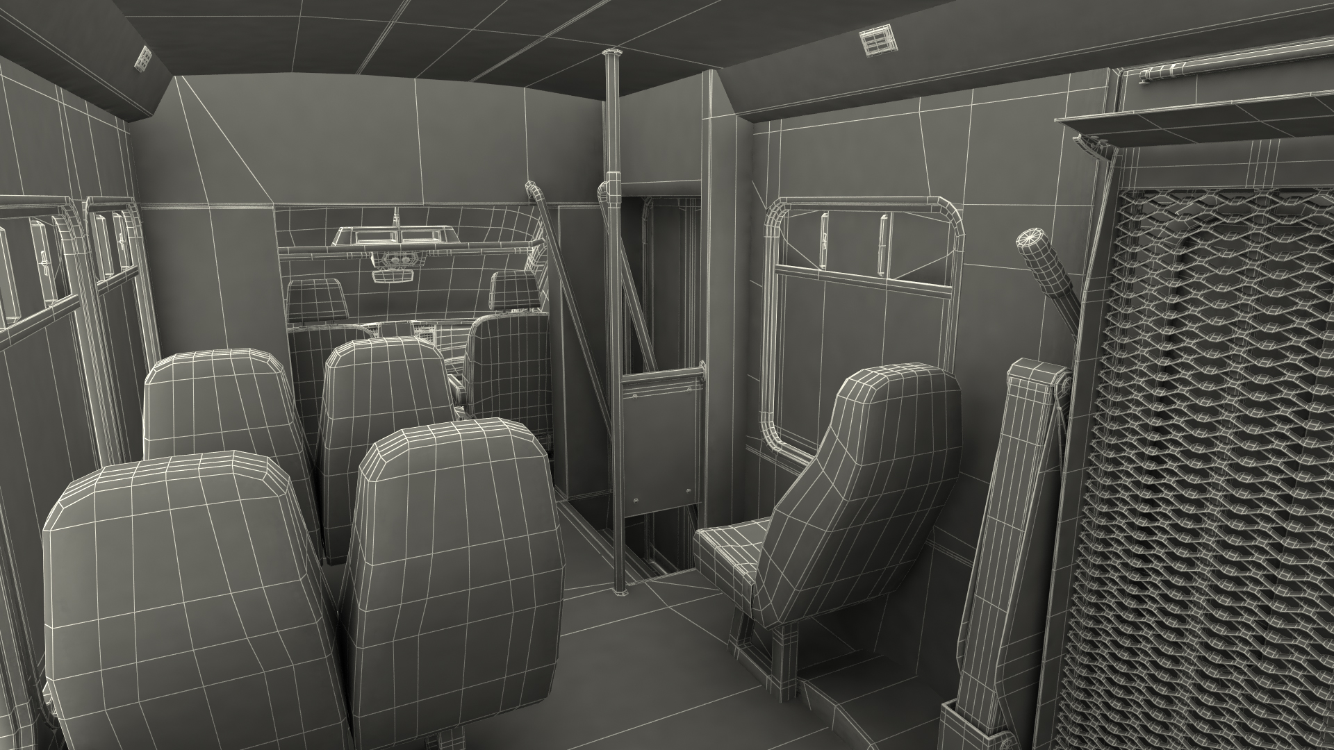 3D Ford Starcraft Executive Shuttle Bus