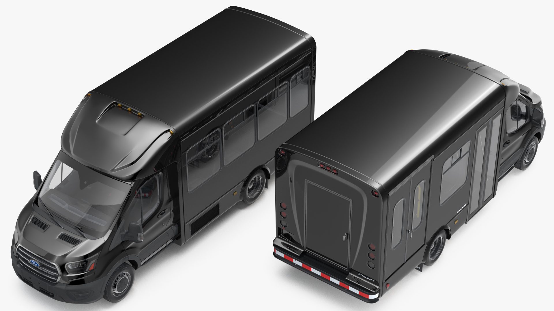 3D Ford Starcraft Executive Shuttle Bus