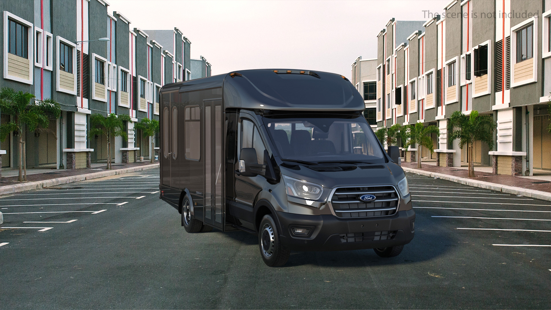 3D Ford Starcraft Executive Shuttle Bus