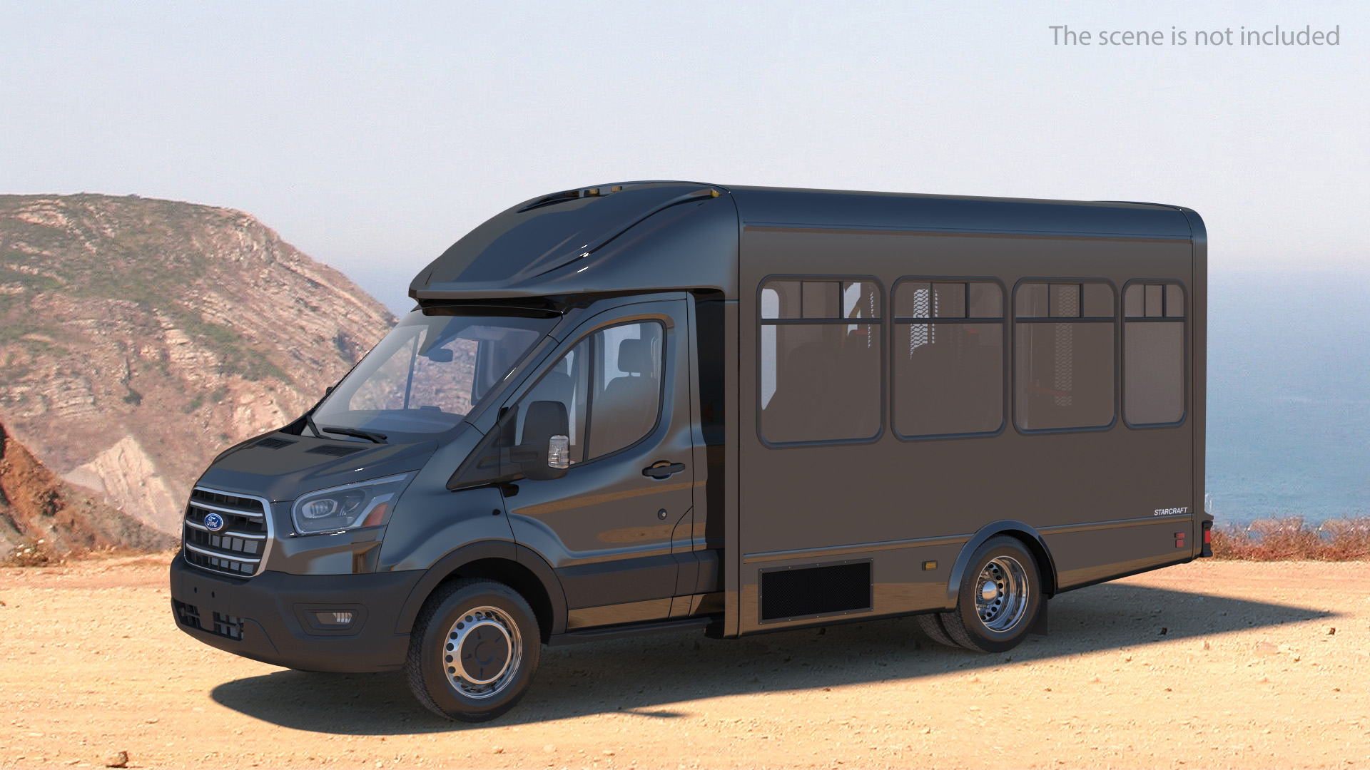 3D Ford Starcraft Executive Shuttle Bus