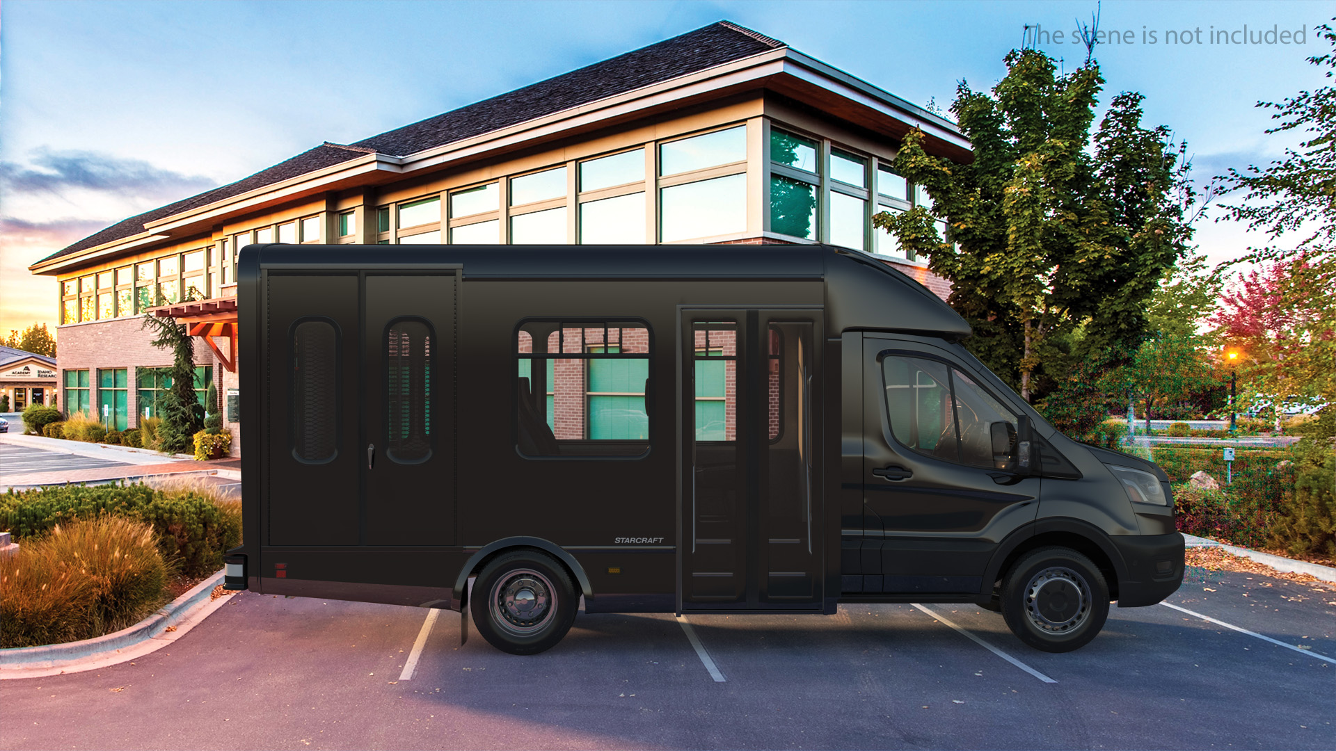 3D Ford Starcraft Executive Shuttle Bus