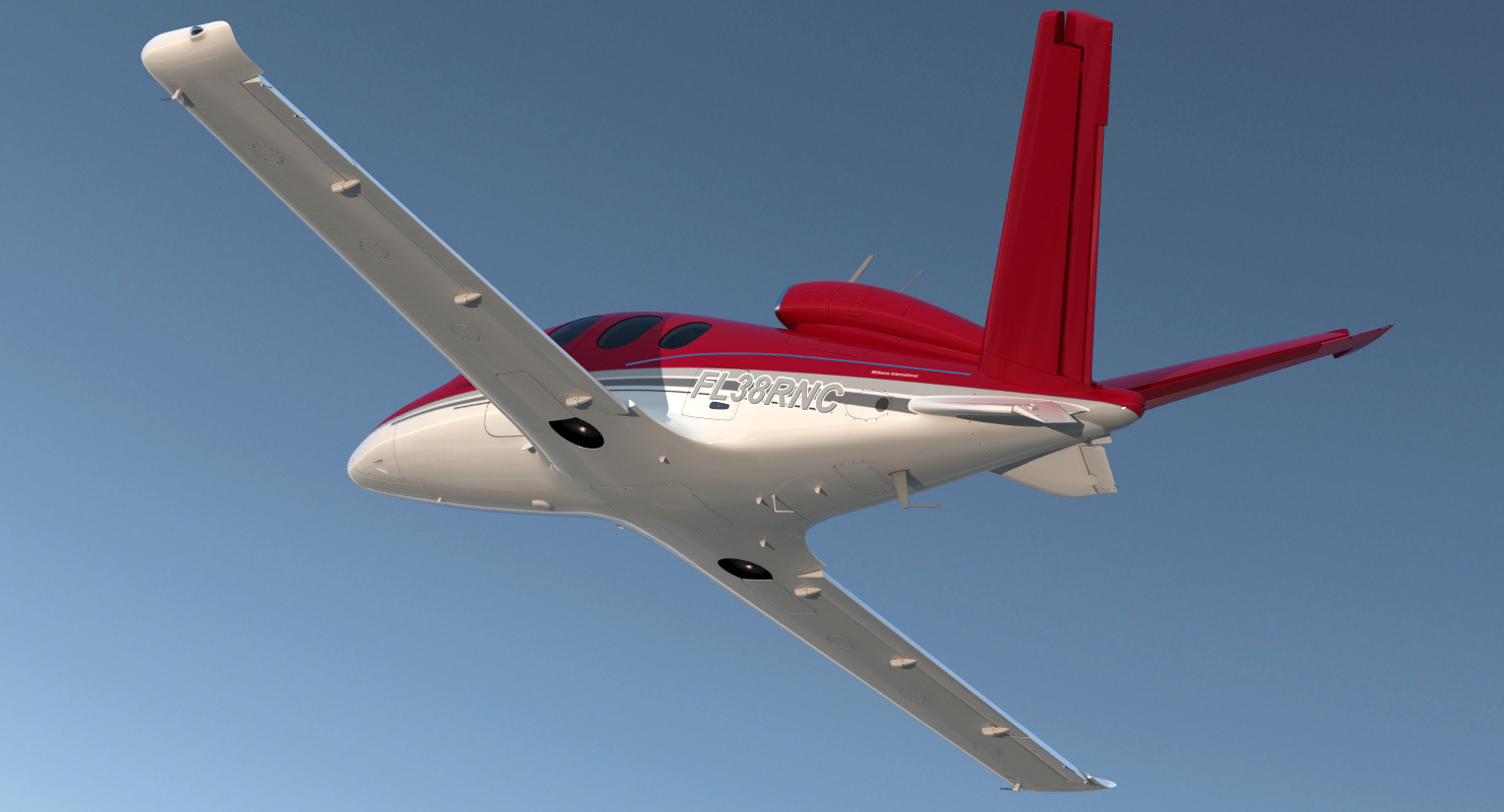 3D Cirrus Vision sf50 Light Jet model