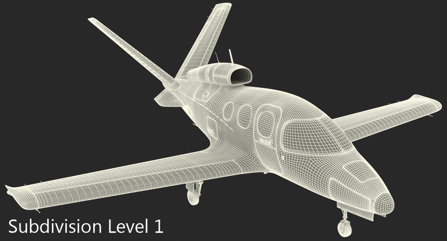 3D Cirrus Vision sf50 Light Jet model