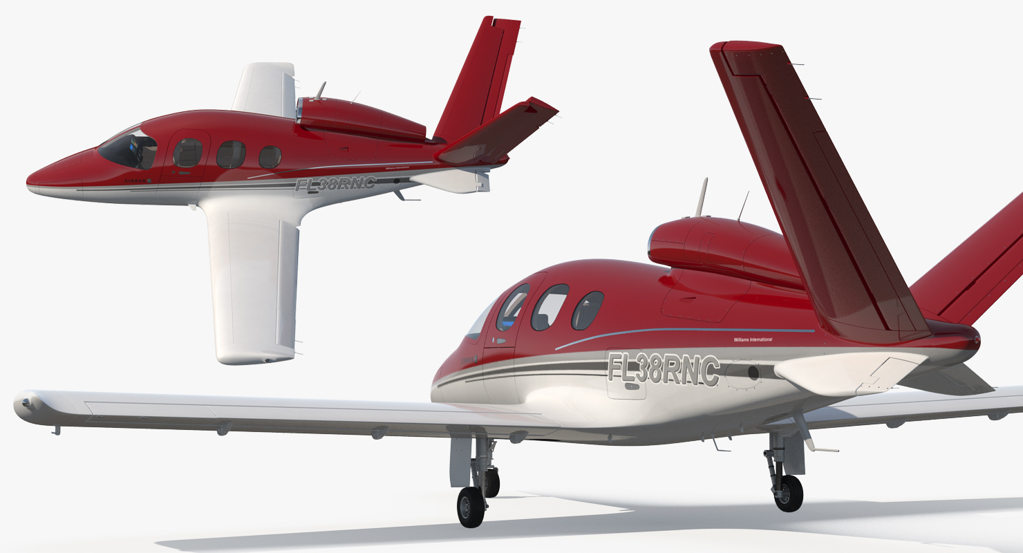 3D Cirrus Vision sf50 Light Jet model