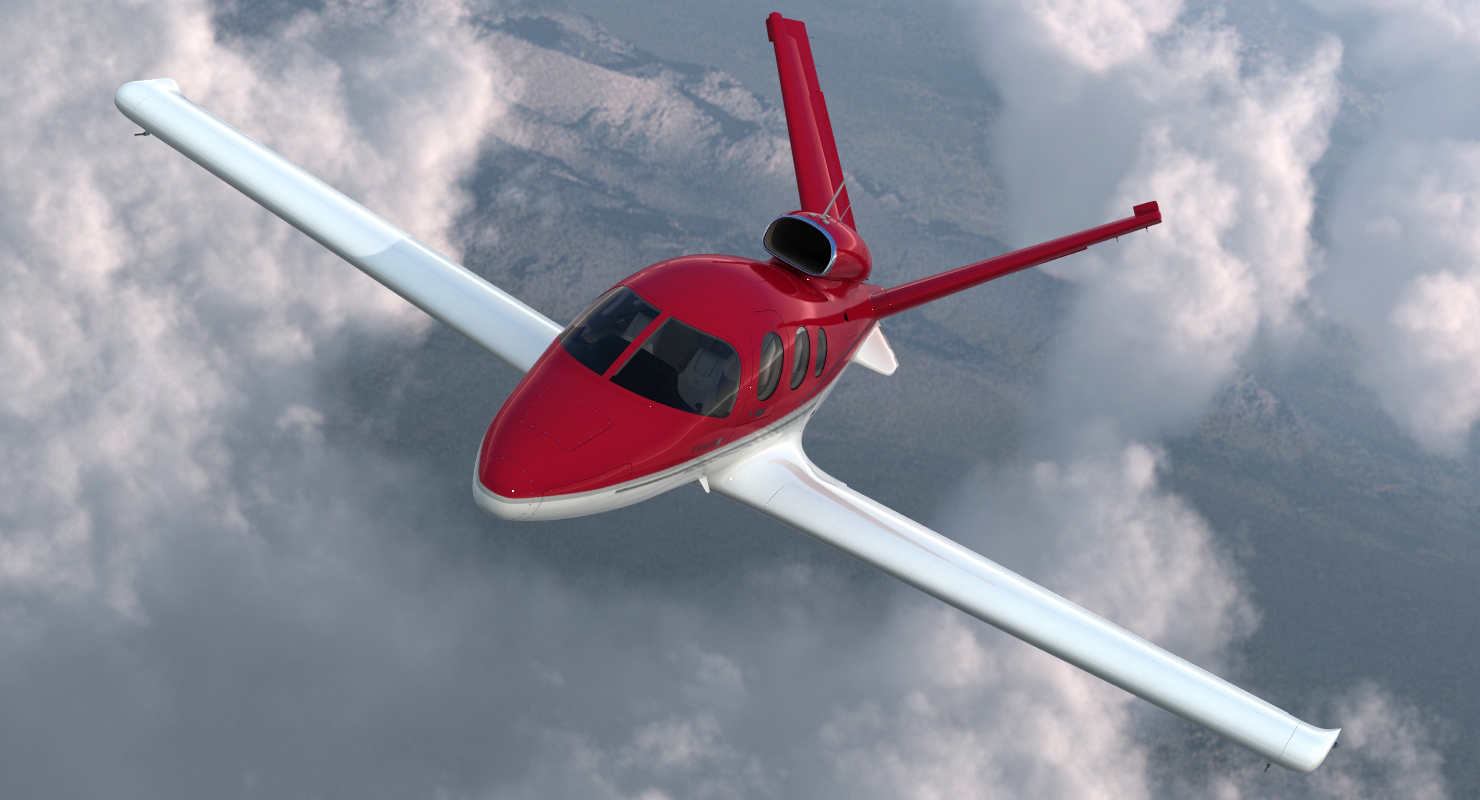 3D Cirrus Vision sf50 Light Jet model