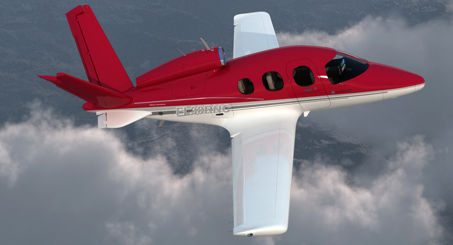 3D Cirrus Vision sf50 Light Jet model