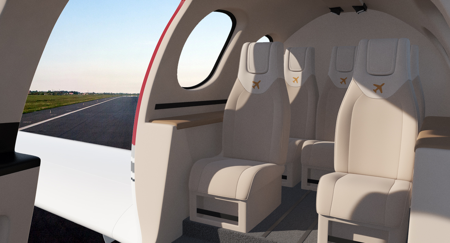 3D Cirrus Vision sf50 Light Jet model