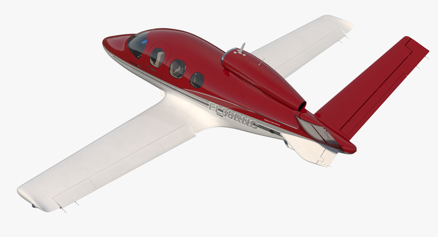 3D Cirrus Vision sf50 Light Jet model