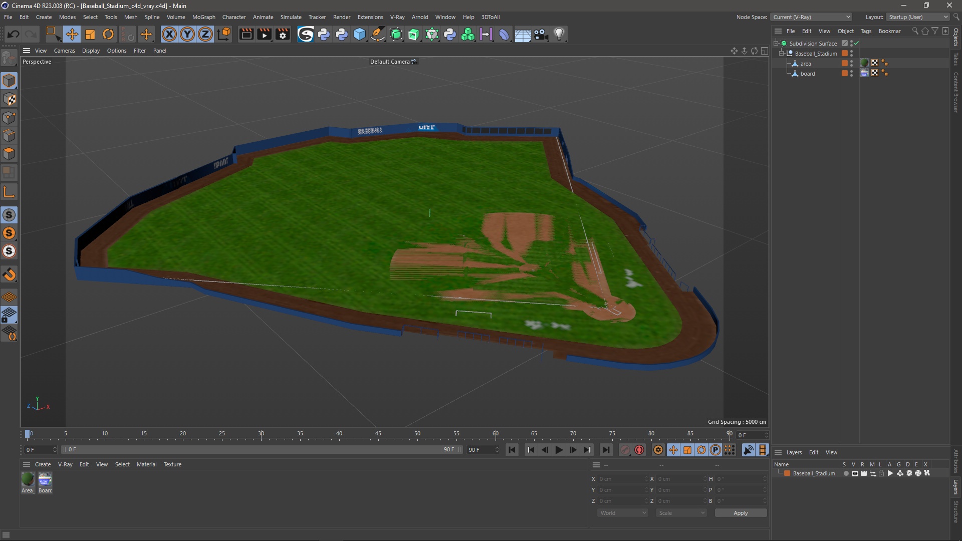 Baseball Field 3D model