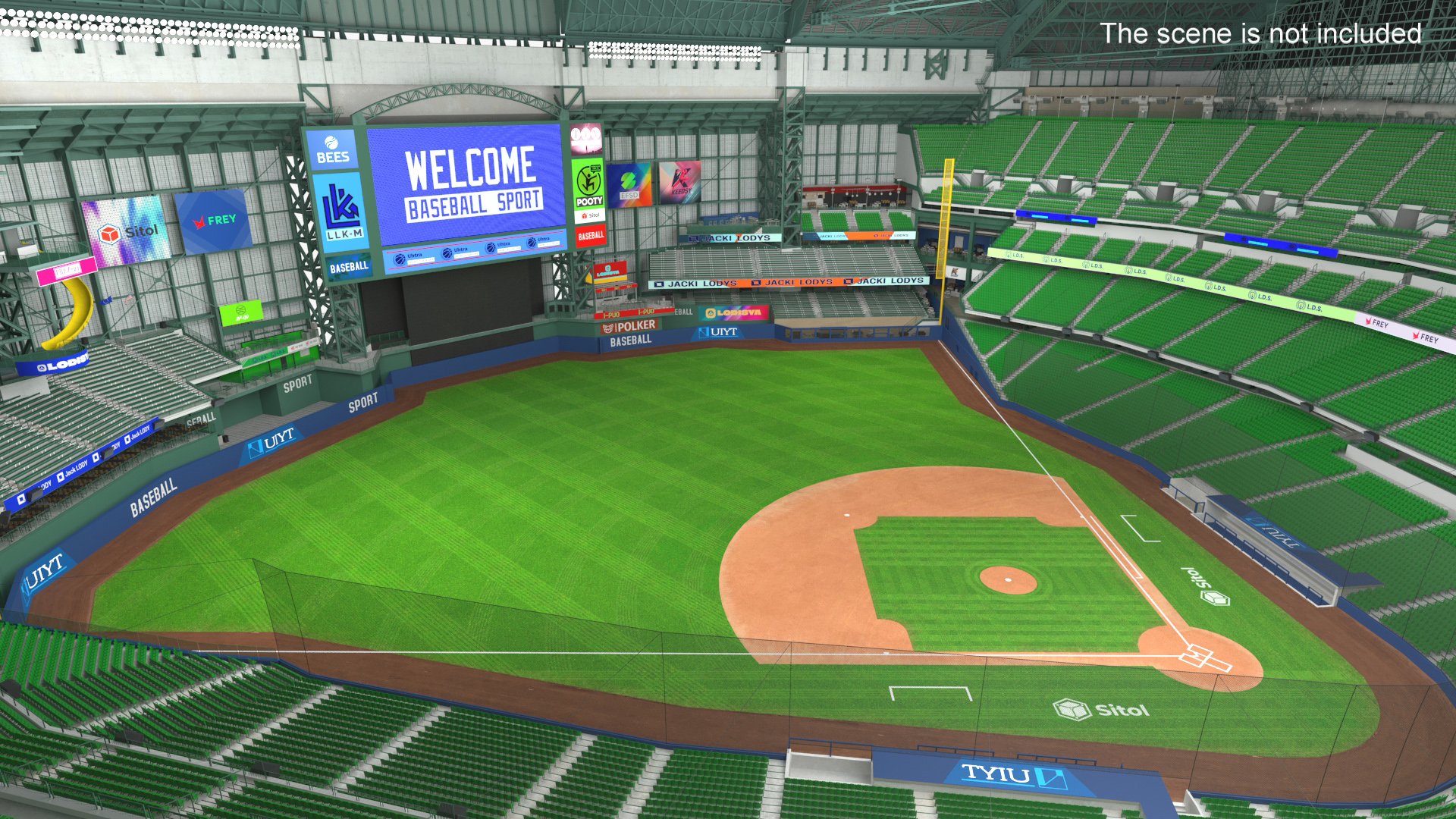 Baseball Field 3D model