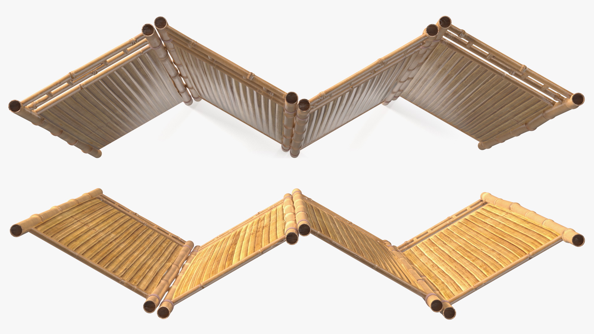 3D Bamboo Room Divider Wall Screen