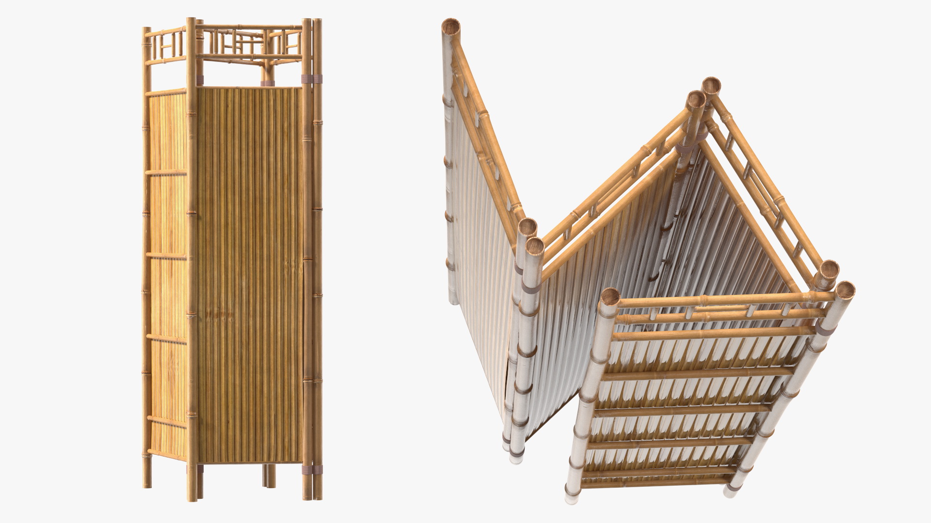 3D Bamboo Room Divider Wall Screen