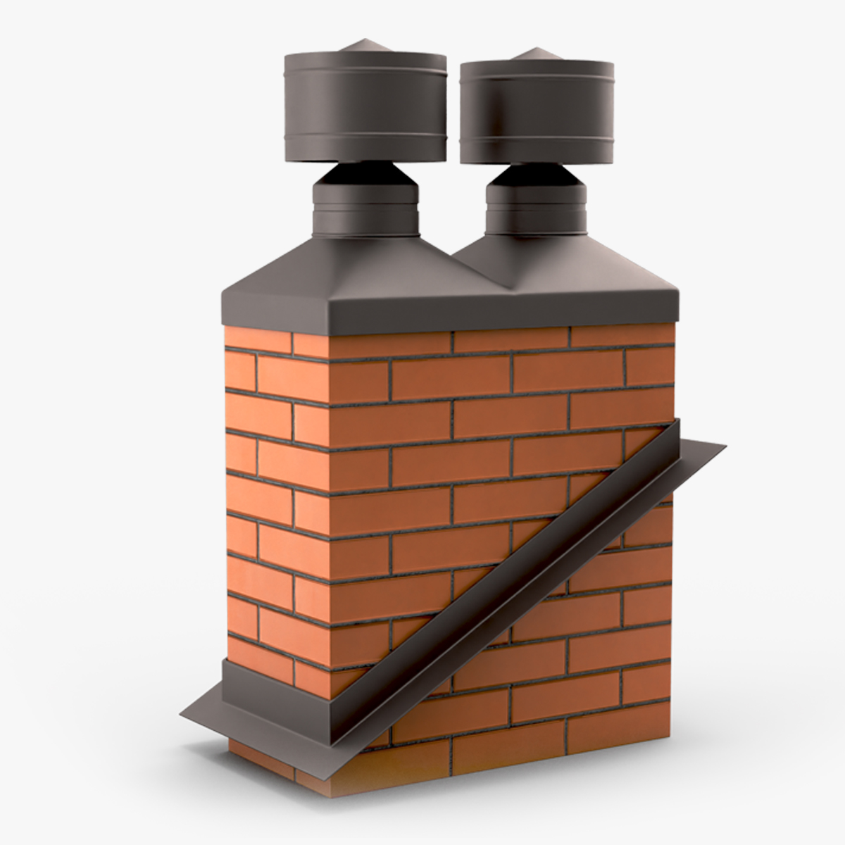 Double Brick Chimney Corner Base, view 12