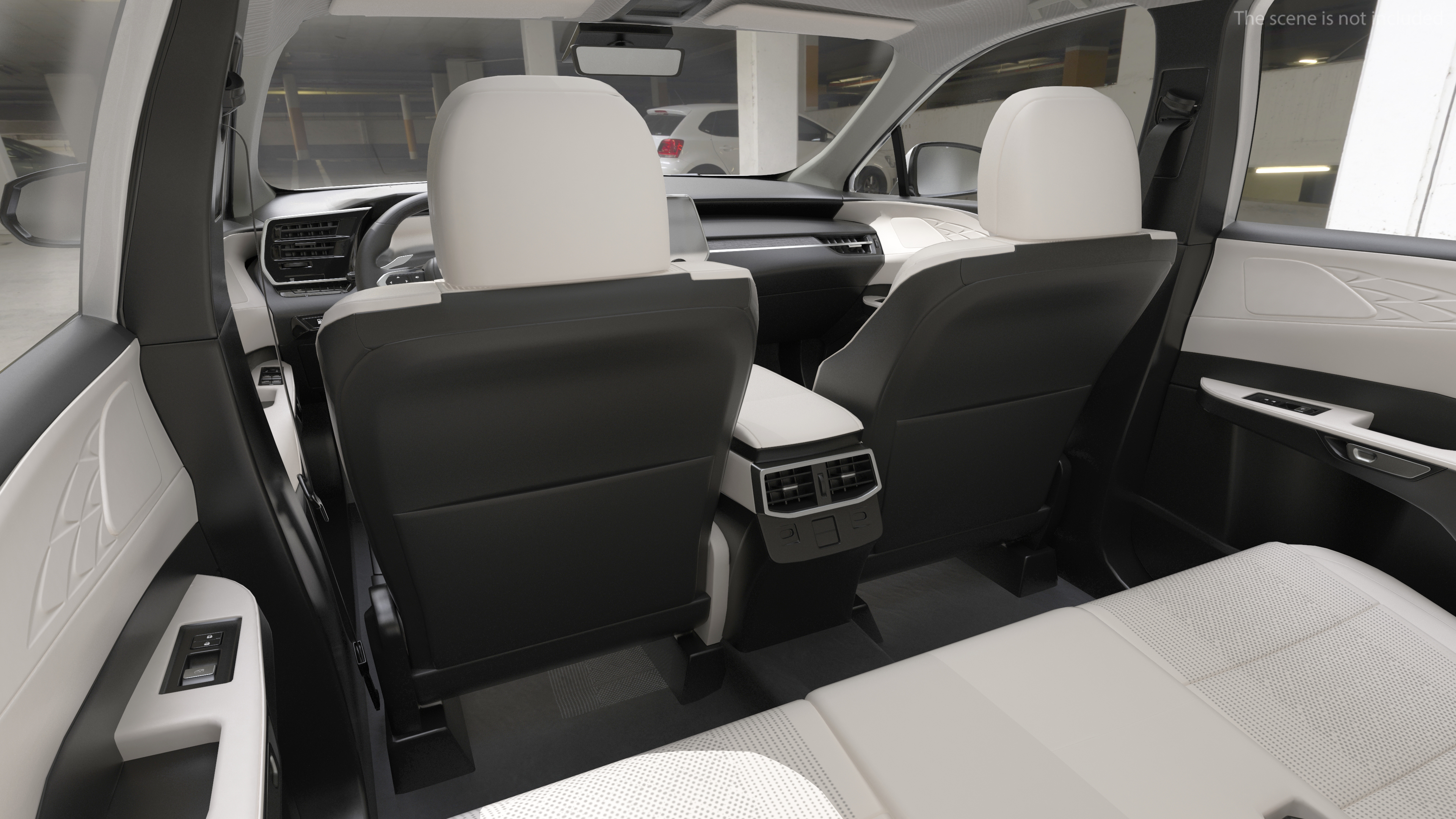 3D model Lexus RX 350 2023 White Rigged