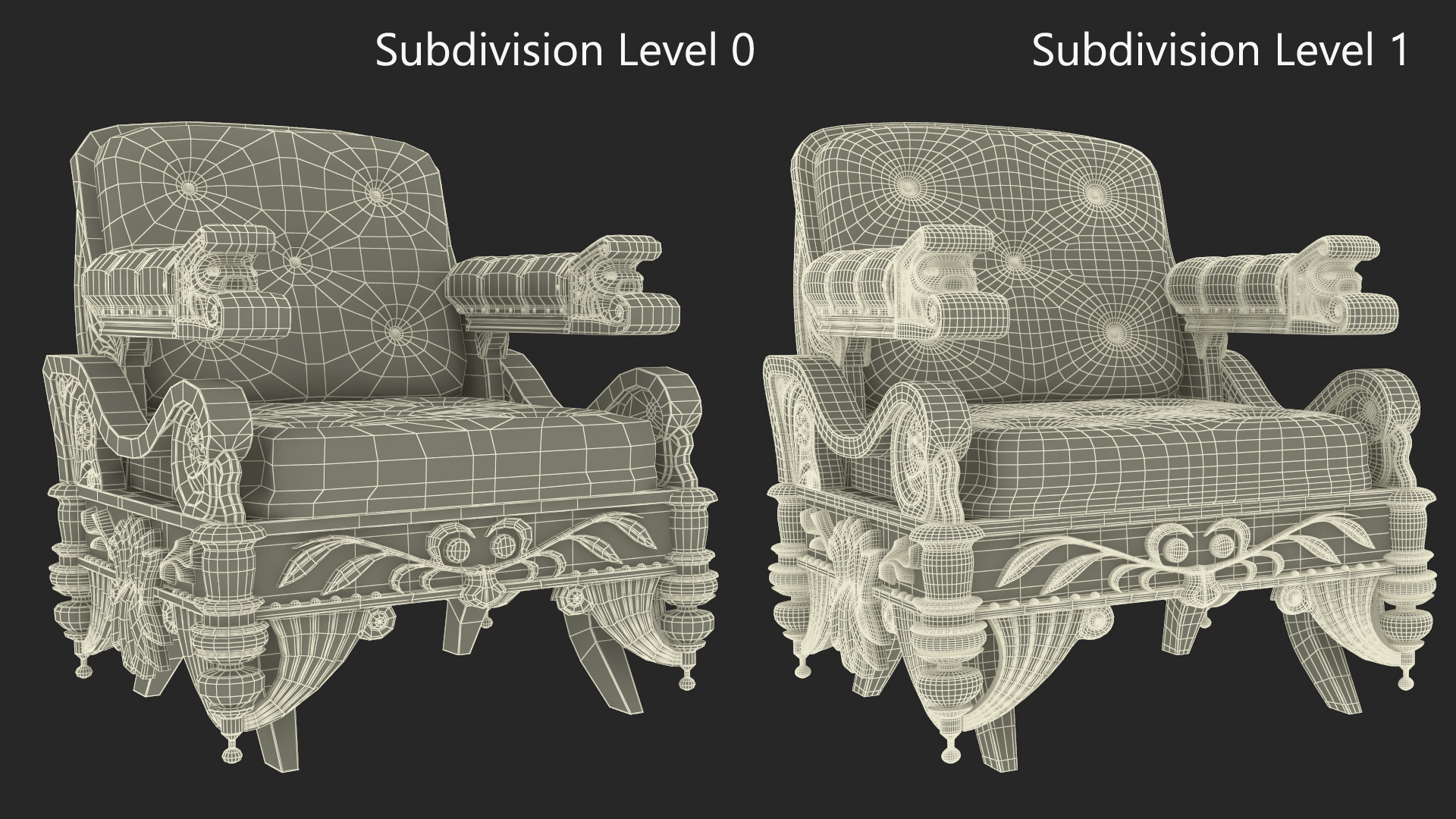 3D model Empire Armchair