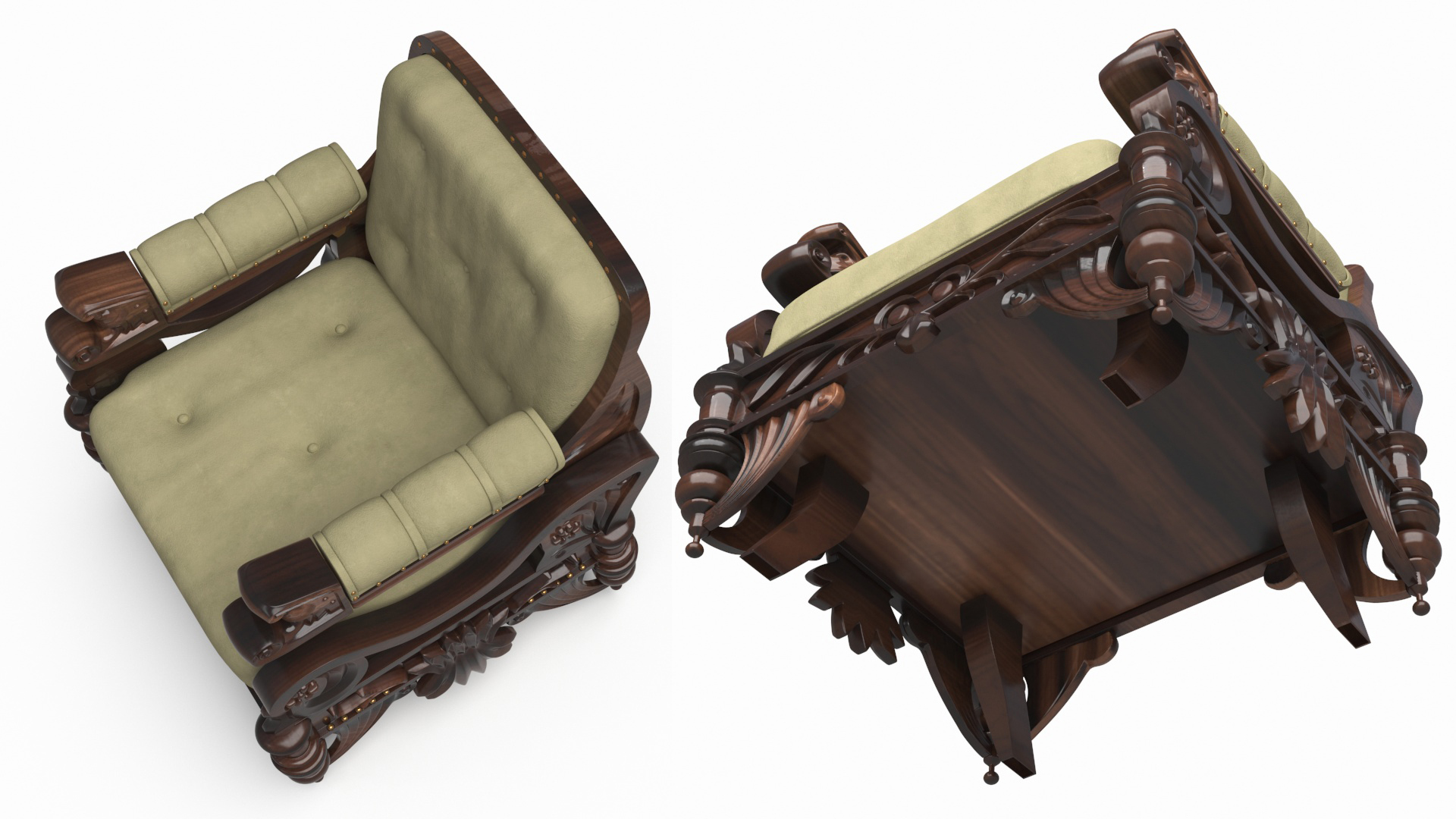 3D model Empire Armchair