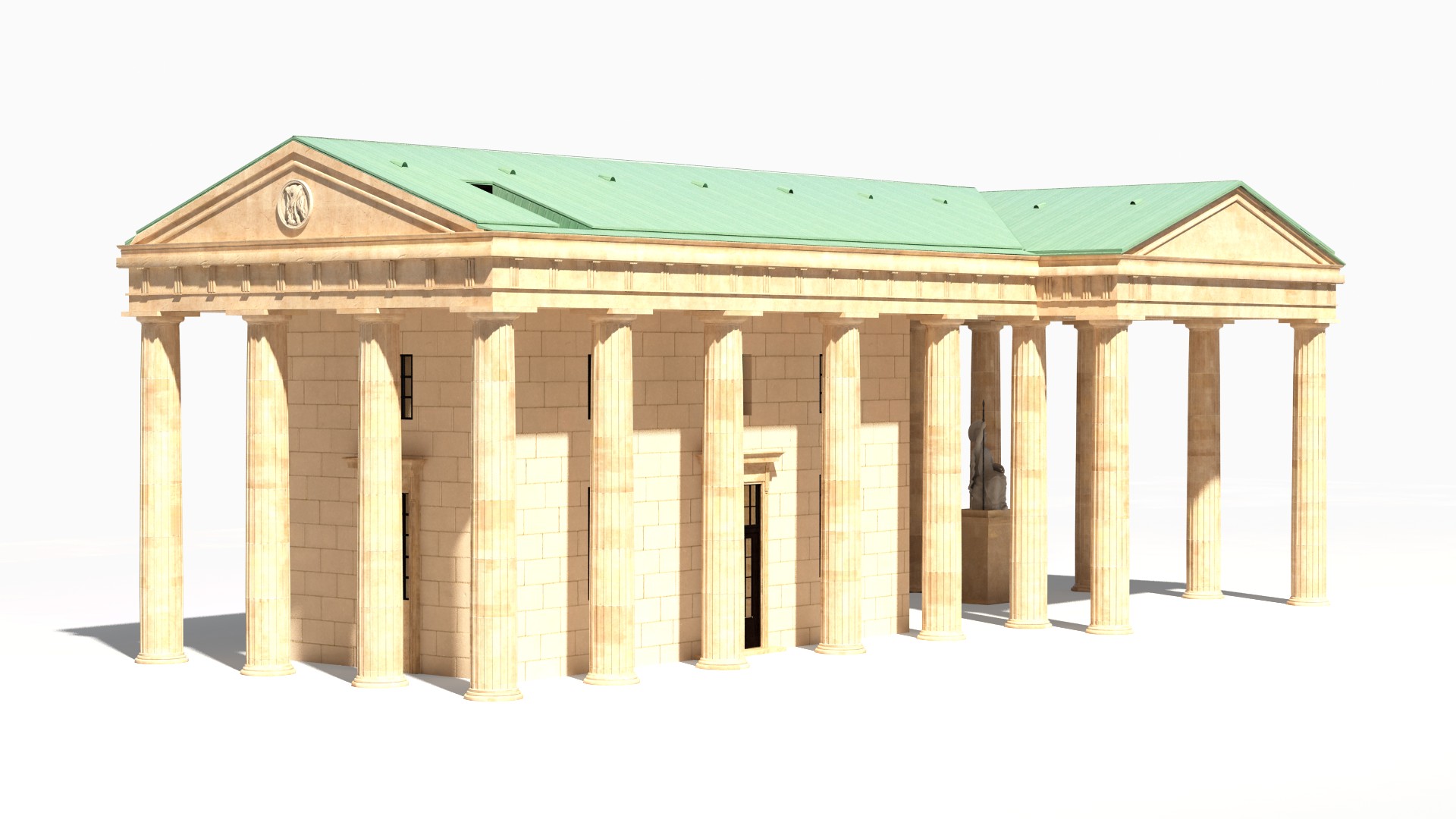 3D Neoclassical Building