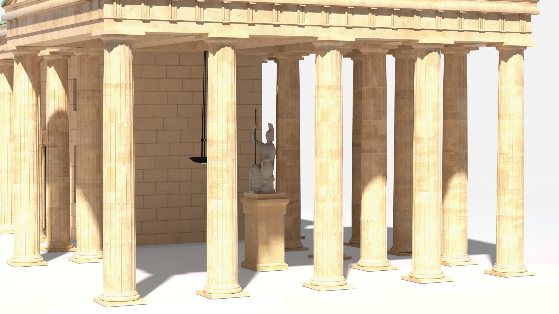 3D Neoclassical Building
