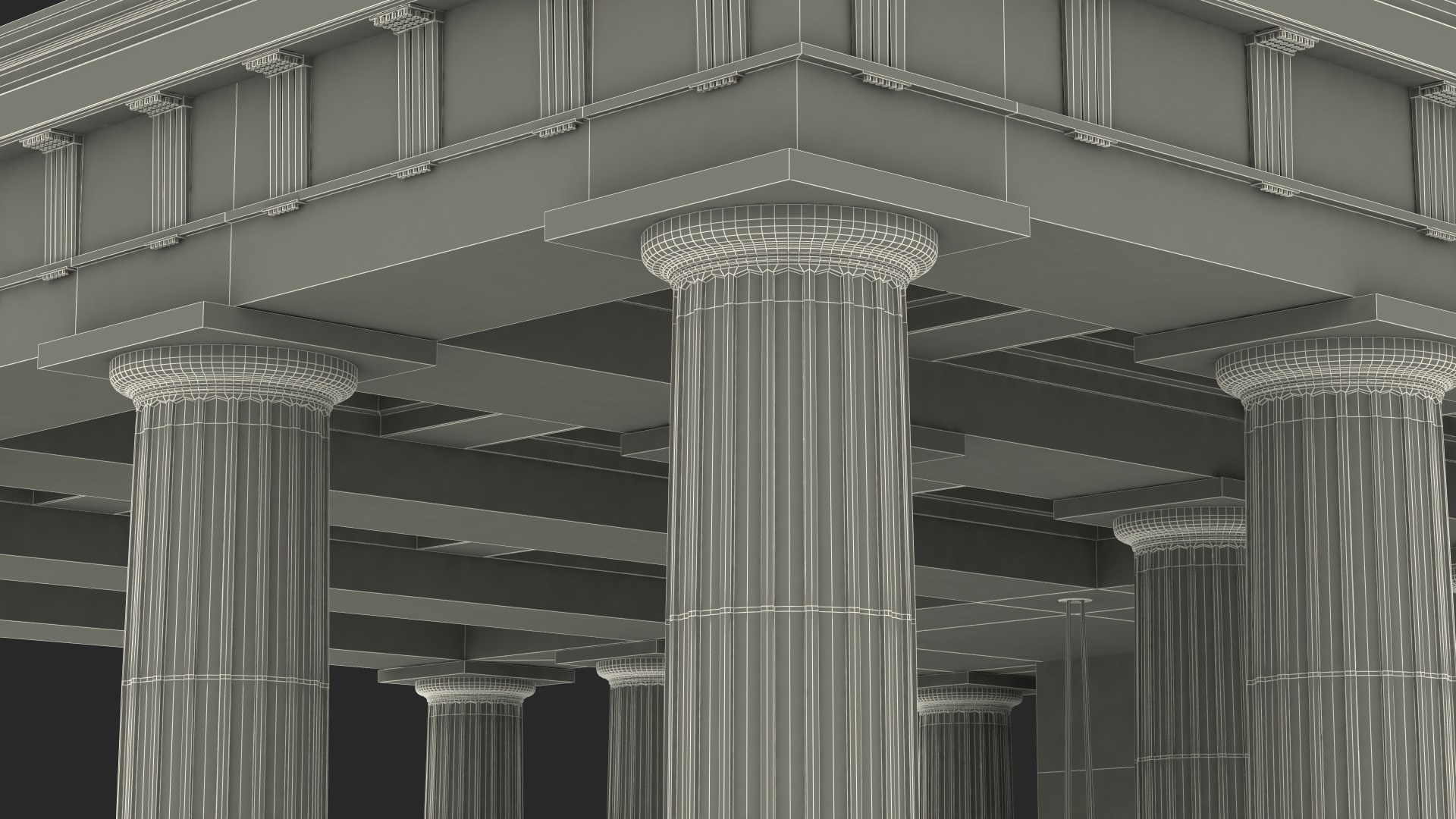 3D Neoclassical Building