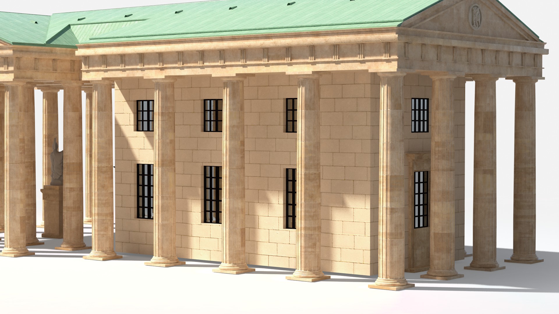 3D Neoclassical Building