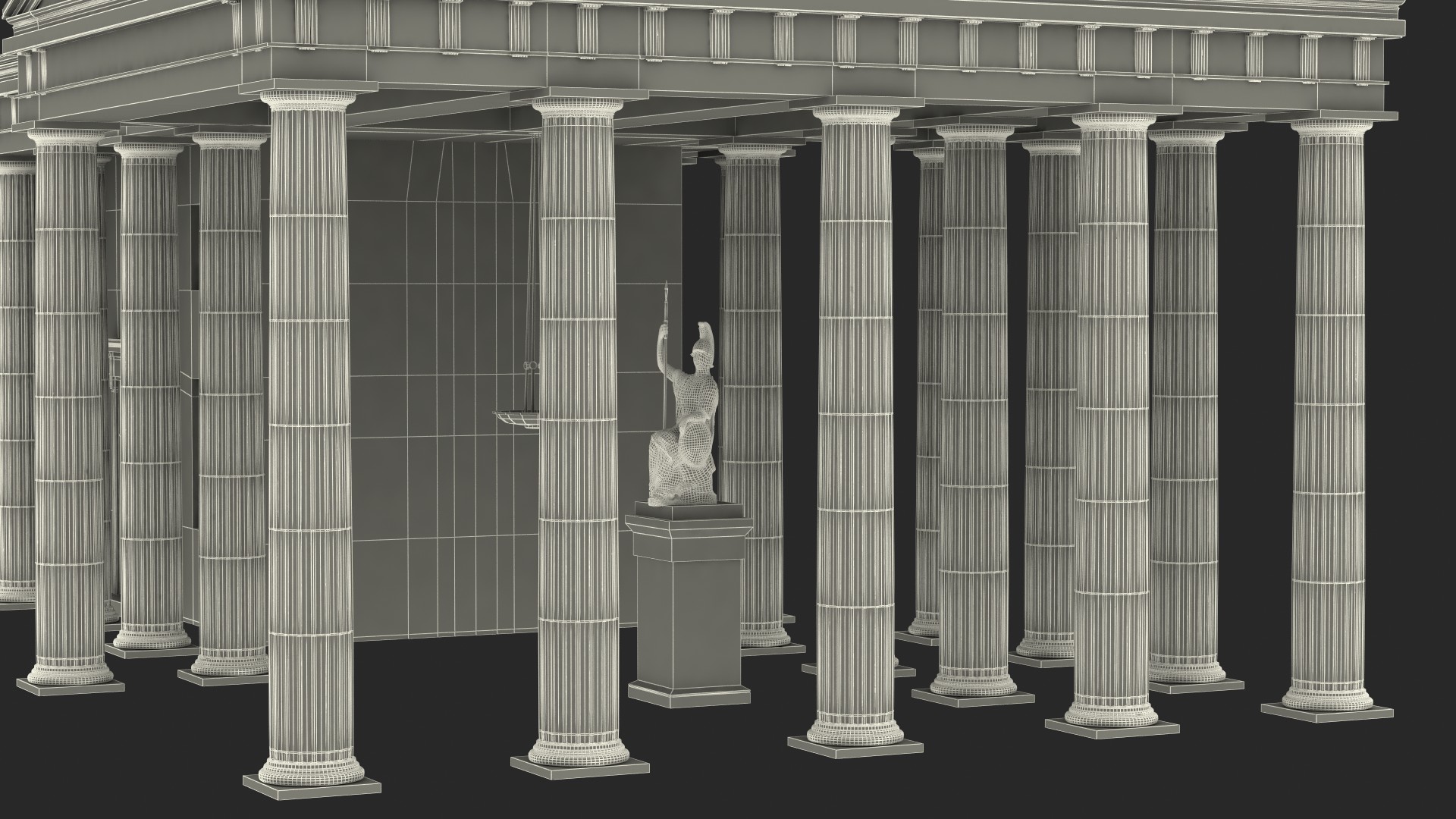 3D Neoclassical Building