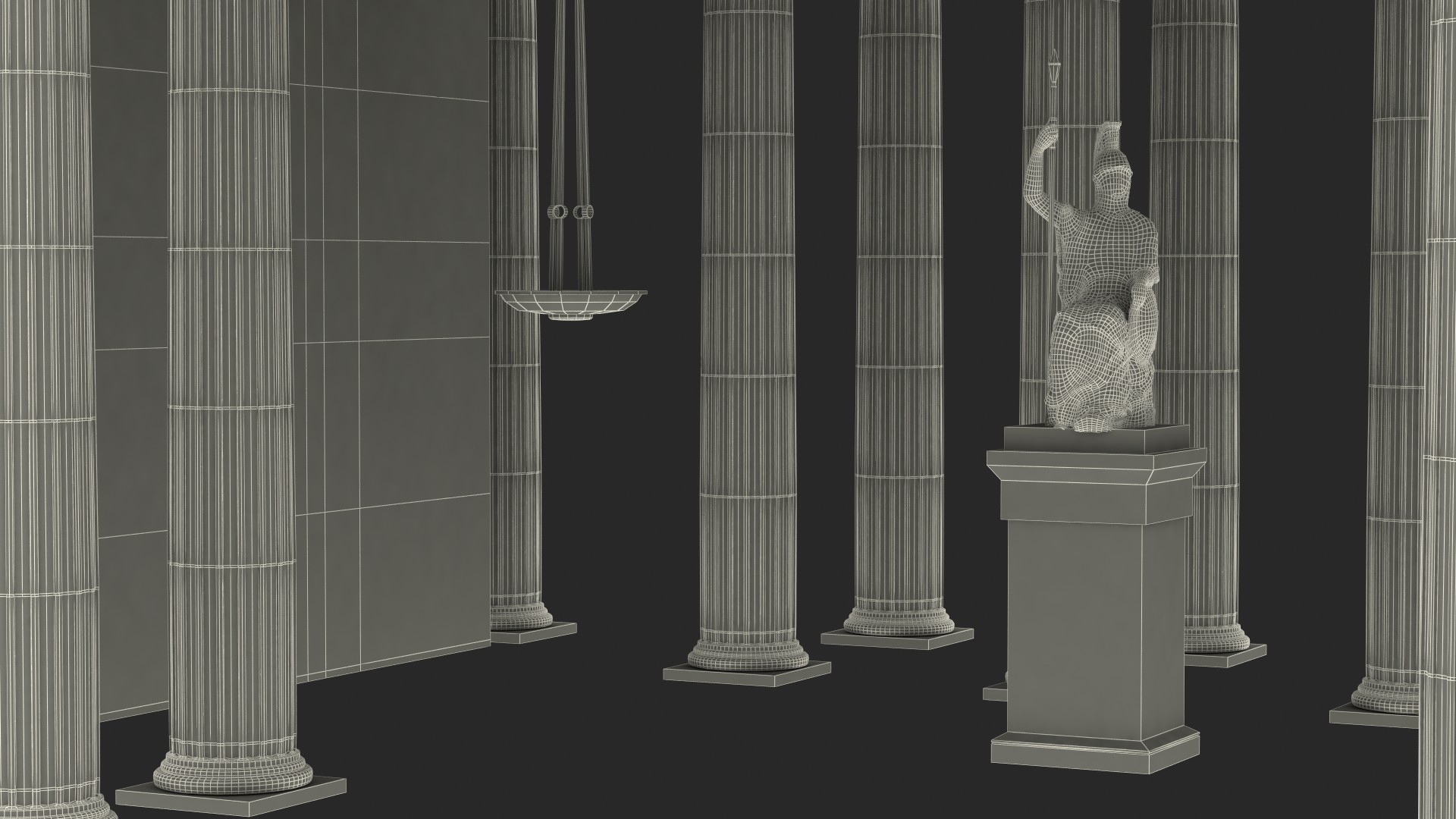 3D Neoclassical Building