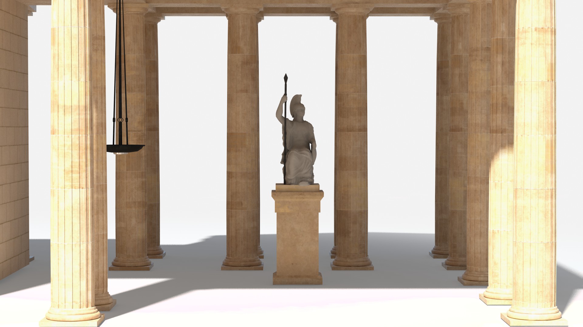 3D Neoclassical Building