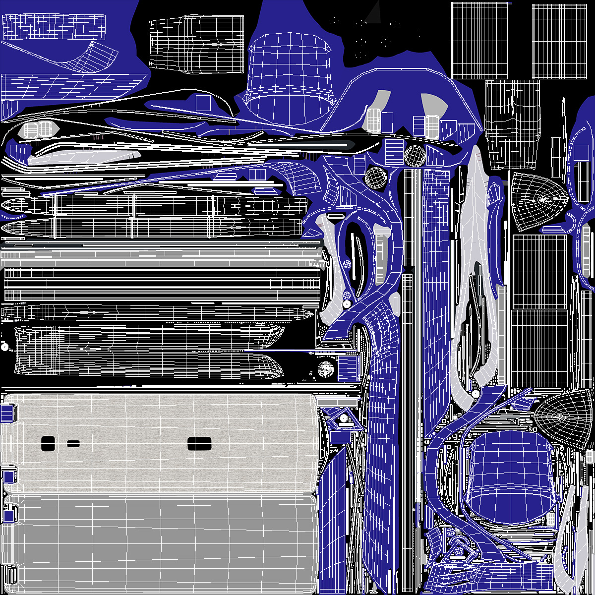 3D Designer Pontoon Boat Blue