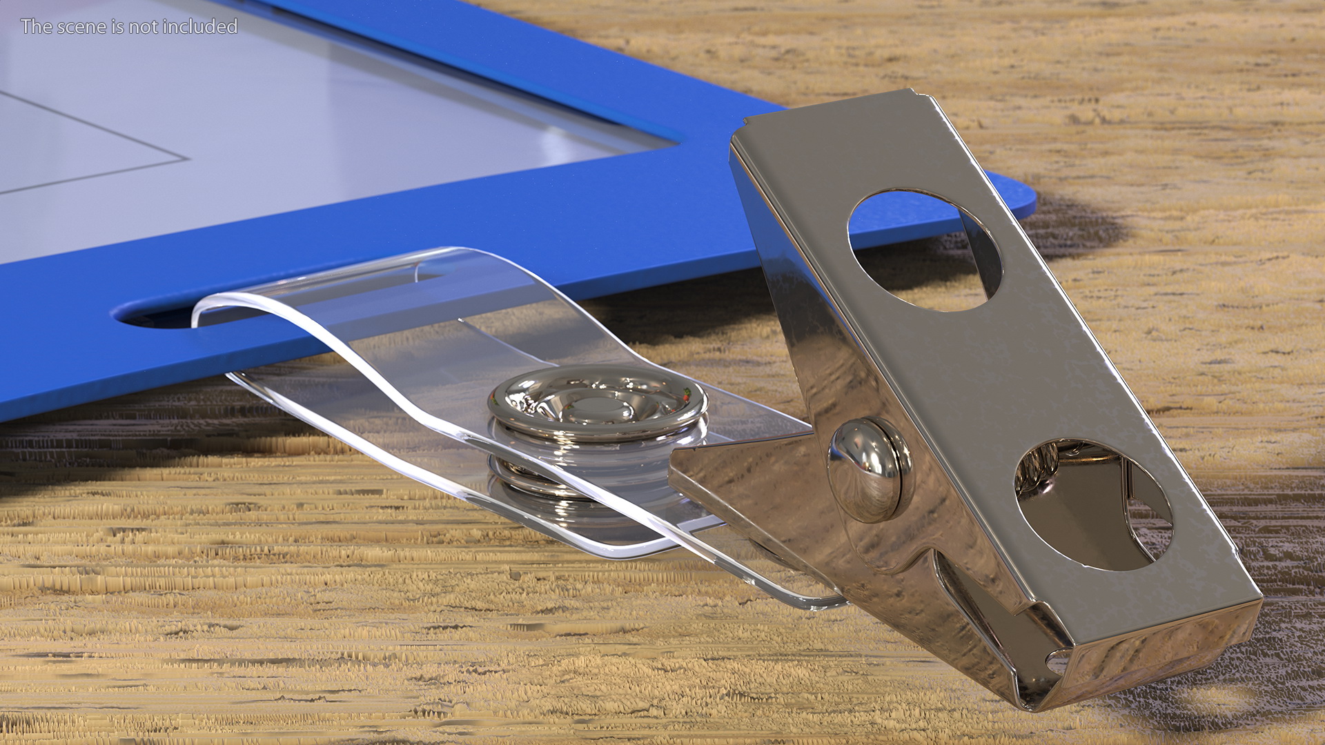 3D Enclosed Vertical ID Badge Card Holder model
