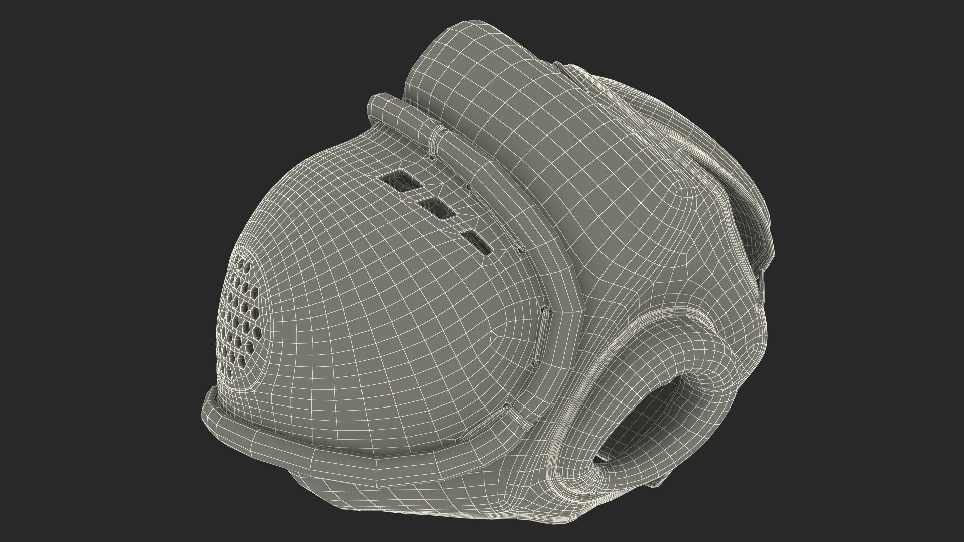 3D Kudo Helmet Playwell Black