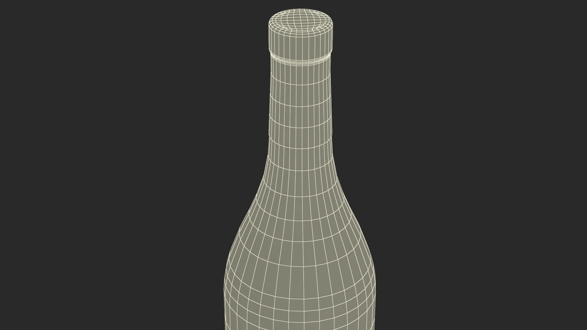 3D model Red Wine Bottle