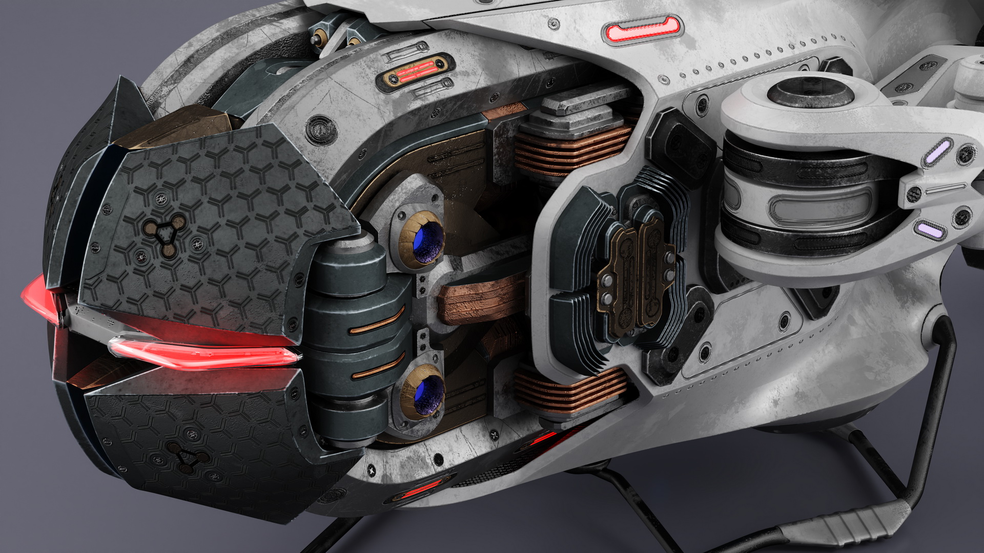 3D Sci Fi Repair Spaceship model