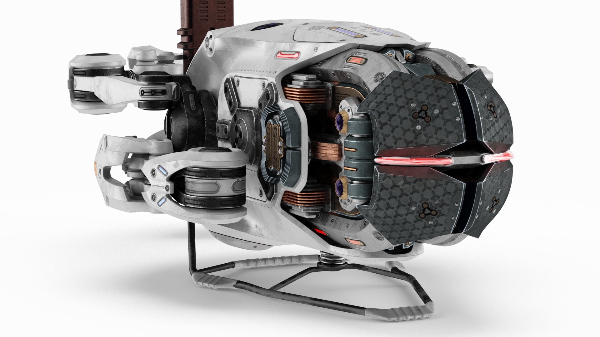 3D Sci Fi Repair Spaceship model