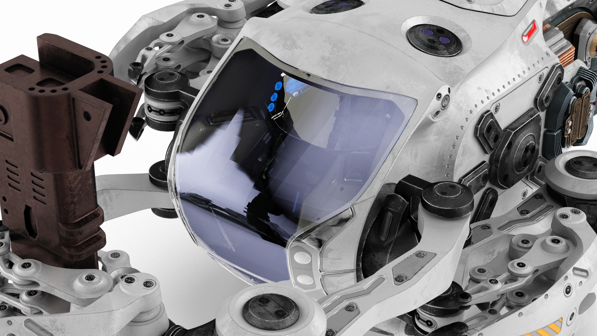 3D Sci Fi Repair Spaceship model