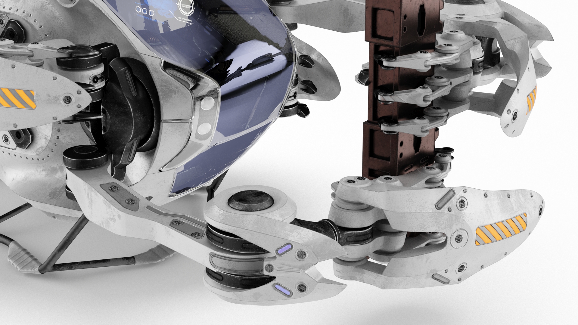 3D Sci Fi Repair Spaceship model