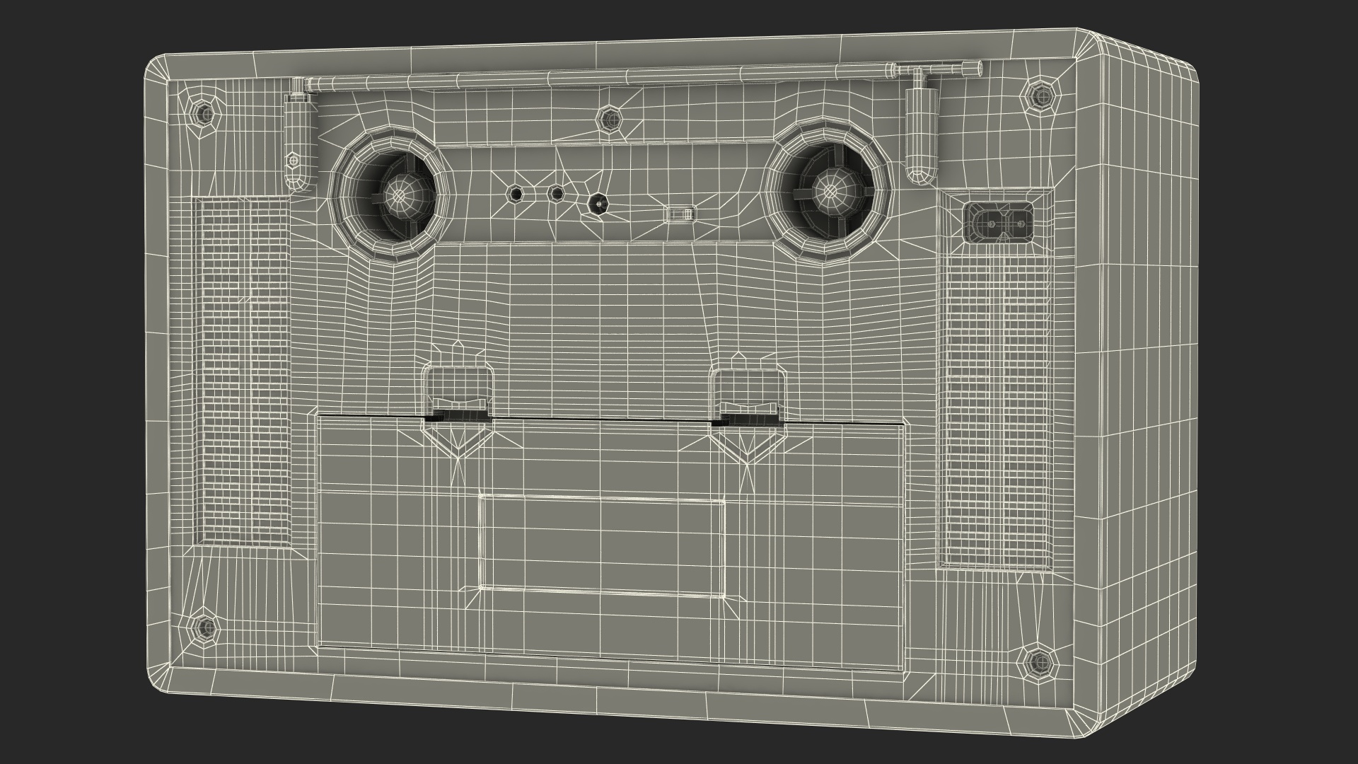 3D model Ritmix Vintage Radio