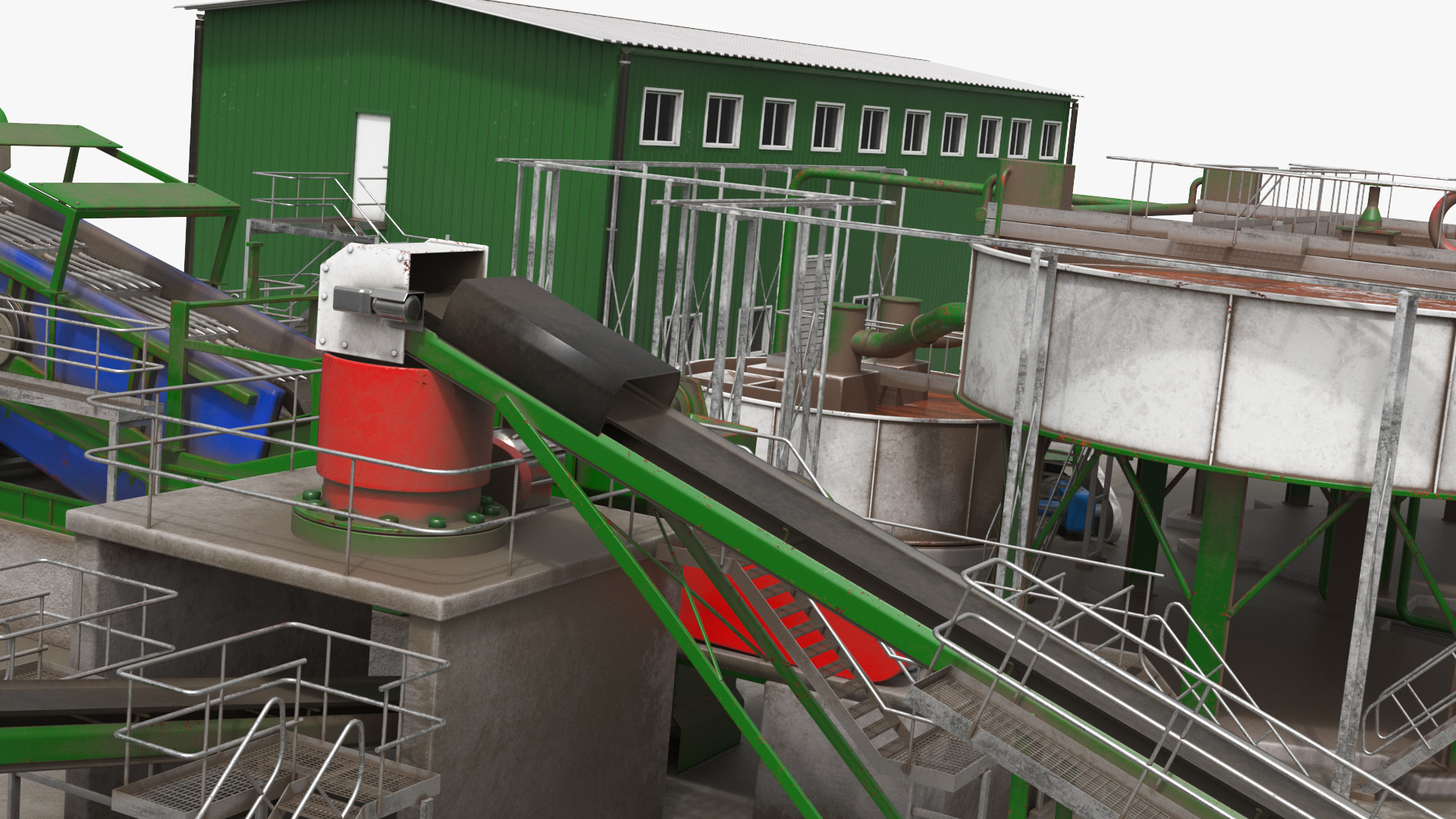 Waste Recycling Plant Complex, view 10