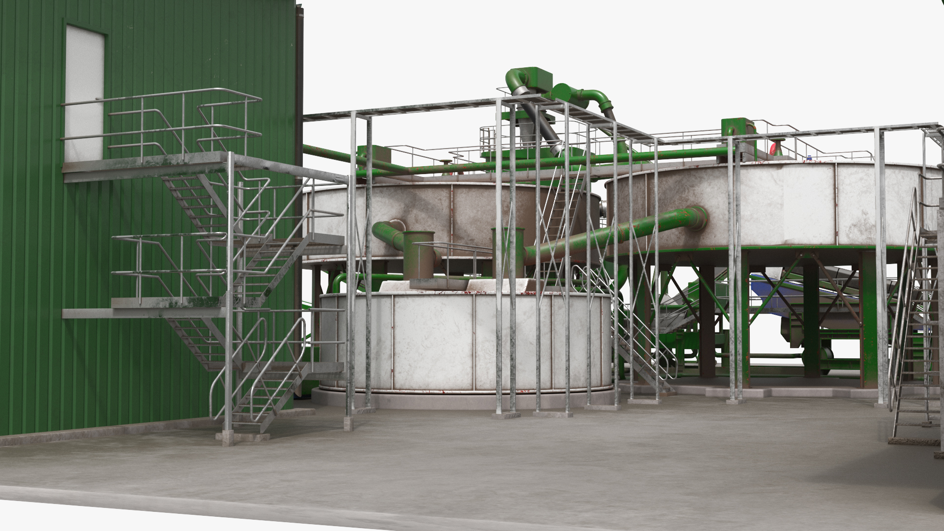 Waste Recycling Plant Complex, view 11