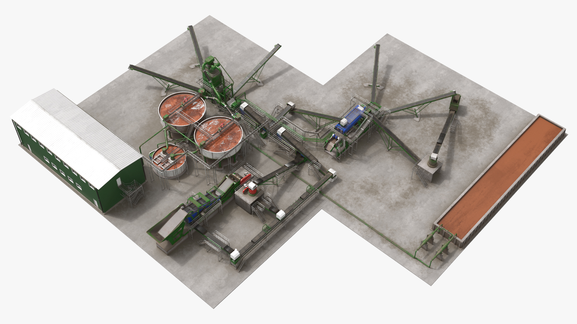 Waste Recycling Plant Complex, view 4
