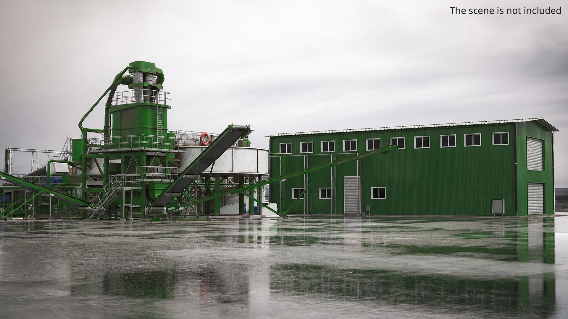 Waste Recycling Plant Complex, view 2