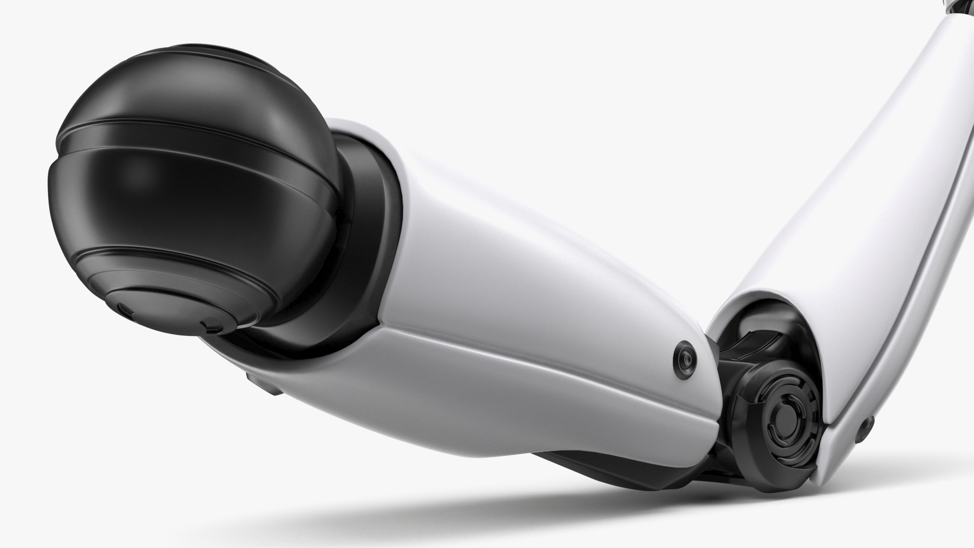 3D model Cyborg Hand Touch Gesture